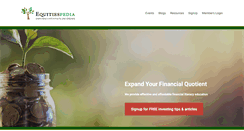 Desktop Screenshot of equitiespedia.com